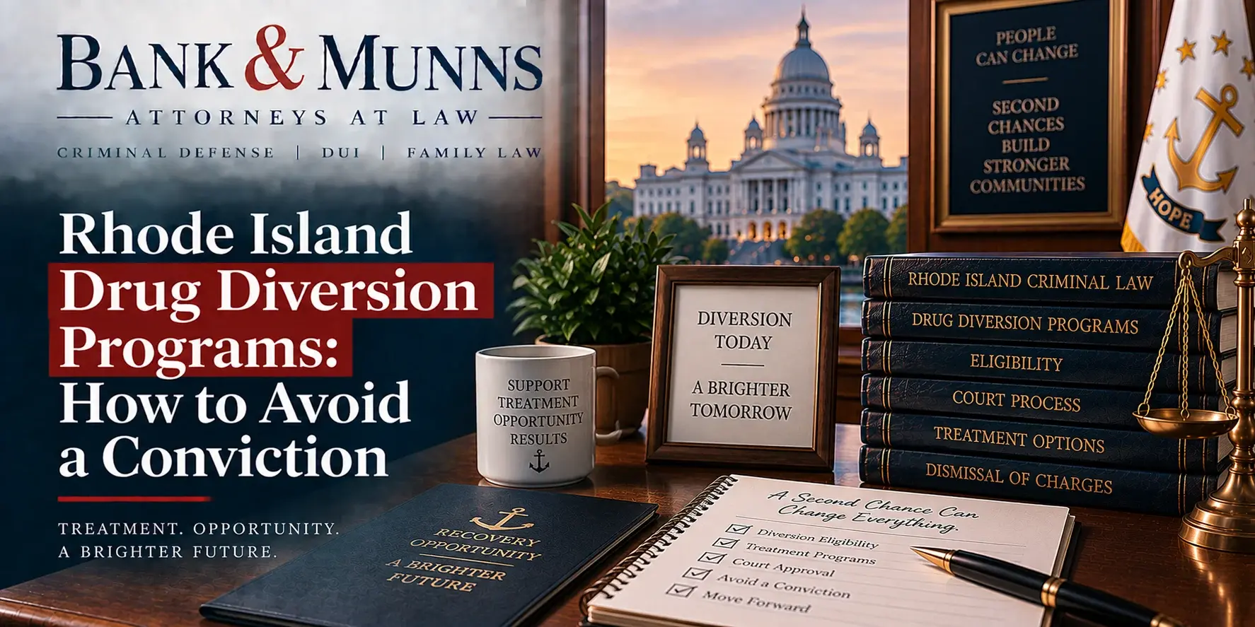 Rhode Island Drug Diversion Programs- How to Avoid a Conviction - Bank & Munns