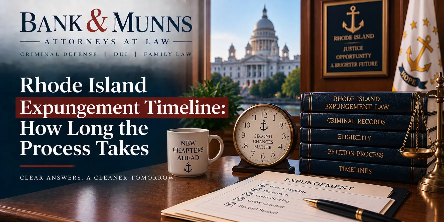 Rhode Island Expungement Timeline- How Long the Process Takes - Bank & Munns