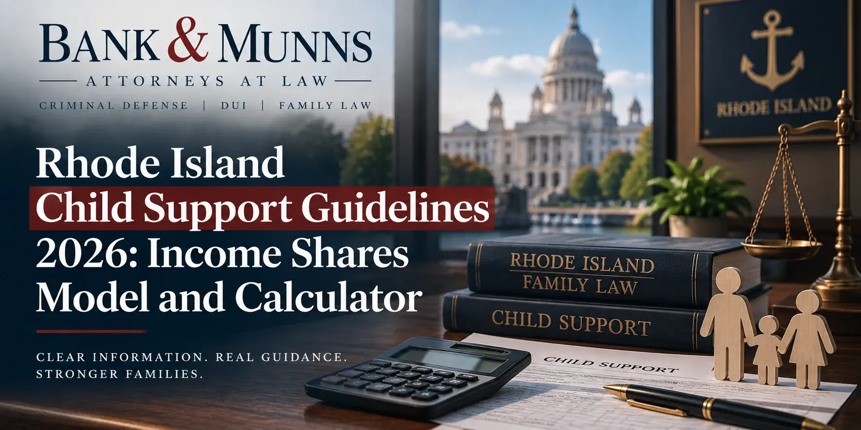 Rhode Island Child Support Guidelines 2026: Income Shares Model and Calculator