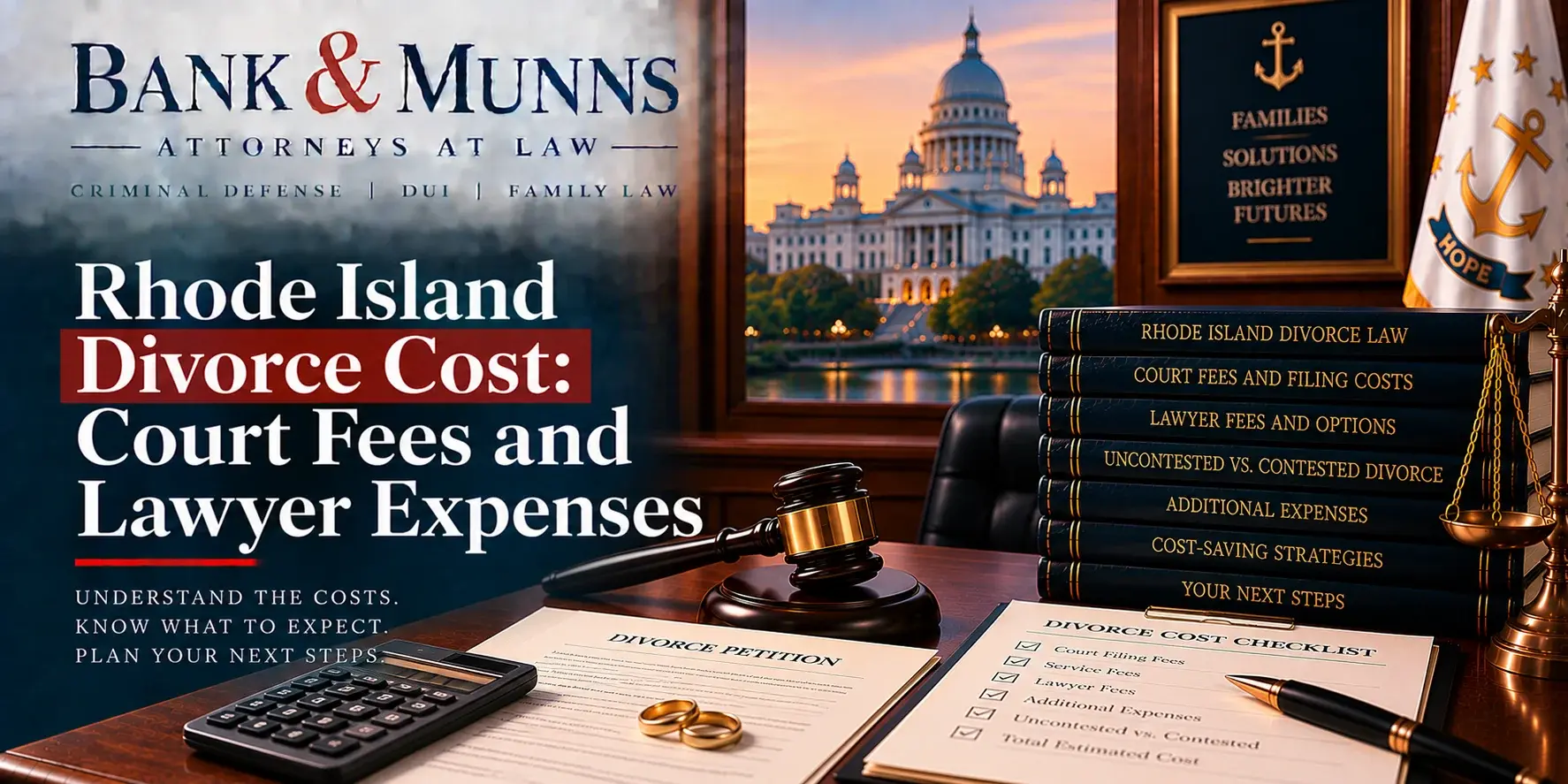 Rhode Island Divorce Cost: Court Fees and Lawyer Expenses