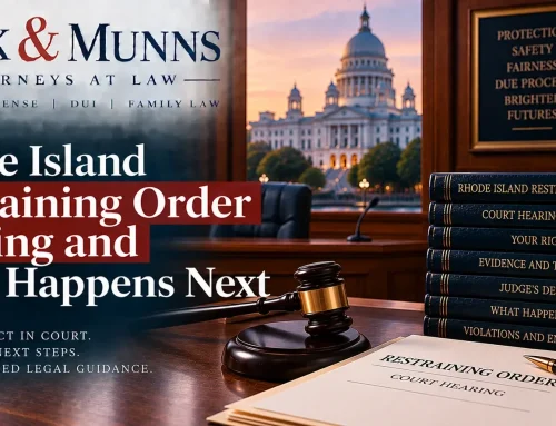 Rhode Island Restraining Order Hearing and What Happens Next